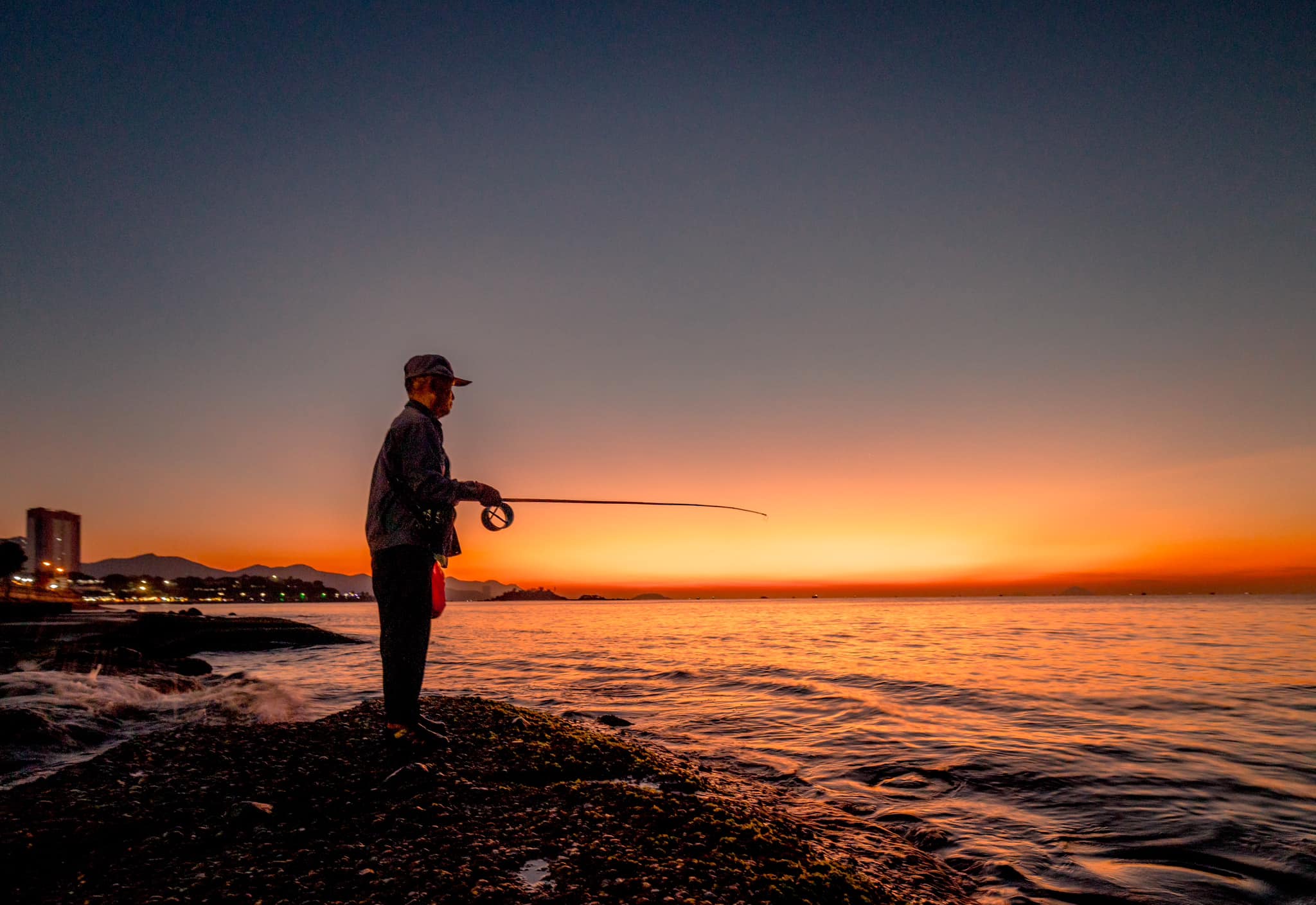 Man fishing